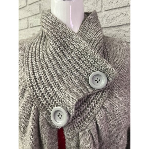 Springfield Women Gray Alpaca / Wool Blend Long Sleeve Sweater Size L - Picture 6 of 12